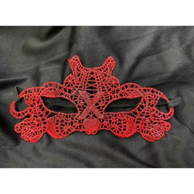 Resim azrlyaonline Kırmızı Dantel Masquerade Maskesi Çift Taraflı 10 No (5224) 