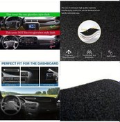 Resim Honeybeeshop 2011-2015 Byd S6 Gösterge Paneli Matı Siyah Rhd Konsol Koruma Güneş Parlama Önleyici 