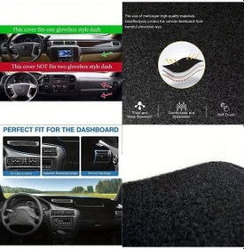 Resim Honeybeeshop 2011-2015 Byd S6 Gösterge Paneli Matı Siyah Rhd Konsol Koruma Güneş Parlama Önleyici 