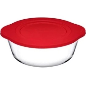Resim Paşabahçe 59123 Borcam Plastik Kapaklı Yuvarlak 1 Ad. x 1450 cc 