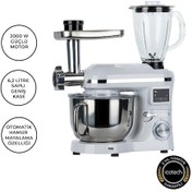 Resim Icotech SM50 2000W 6.2 L Pro Hamur Yoğurma Makinesi 