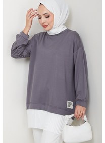 Resim Bestenur Arma Detay Piliseli Oysho Tunik 1627 - Antrasit Antrasit 