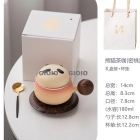 Resim Silver1 Yeni Pratik Seramik Su Dağı Arkadaşı Hediye Yaratıcı Hediye Seti Hediye Kur ile Hediye (Yurt Dışından) 