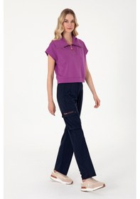 Resim U.S. Polo Assn. Kadın Lacivert Modal Karışımlı Eşofman Altı 50291437-VR033 