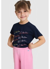 Resim U.s. Polo Assn. Kız Çocuk Lacivert Tişört 50325690-vr033 