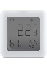 Resim Aubyhe Akıllı Bluetooth Termometre Ve Nem Ölçer - Lcd Ekranlı Uygulama Kontrollü 