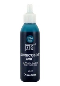 Resim Zig Kurecolor Refill Ink Mürekkep 25ml 334 Persian Green 