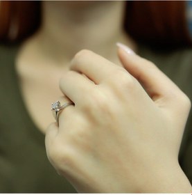 Resim Lova 0,30 Karat Tektaş Görünümlü Pırlanta Yüzük - 1020173 
