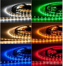 Resim Tek Çipli Silikonlu Şerit Led (5 Metre) 