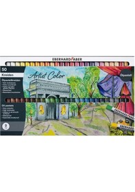 Resim Eberhard Faber Artist Color Yağlı Pastel Seti 50 Renk 