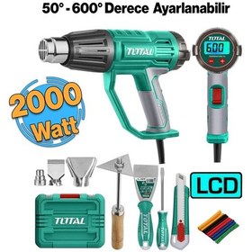 Resim Total TB200561 Dijital Göstergeli 2000 W Sıcak Hava Tabancası 
