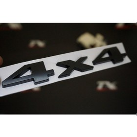 Resim 4X4 Arazi Suv Pickup Bagaj Krom Metal 3M 3D Yazı Logo Amblem (548523144) 