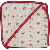 Resim Ayıcıklı 80 90 Penye Tek Kat Battaniye Kırmızı 