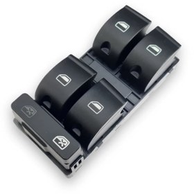 Resim Audi A4 2005-2008 Cam Kaldırma Düğmesi Dörtlü Maher Marka 8E0959851B 