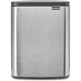 Resim Brabantıa Bo Atık Kutusu, 12L - Mat Çelik Parmak İzi Geçirmez 