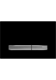 Resim Geberit Sigma50 115.788.dw.2 Kumanda Paneli, Çift Basmalı, Siyah, Krom Butonlu Siyah 