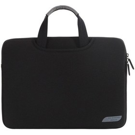 Resim Cbtx Taşınabilir Darbeye Dayanıklı 15.6" Laptop Bilgisayar Çantası Siyah 