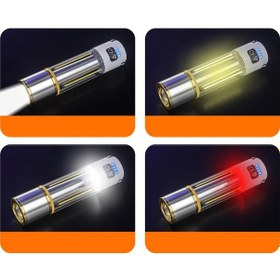 Resim Gold Police Gp-222 Çok Fonksiyonlu Kamp Lambası 1000 Lümen Gümüş 
