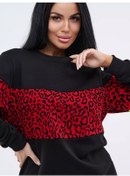 Resim Bb.brand Büyük Beden Kadın Sweatshirt 204161893 Siyah 