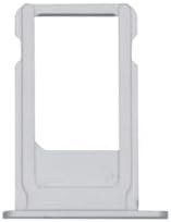 Resim iPhone 6s Uyumlu Sim Tepsisi Sim Kart Yuvası Beyaz Gümüş 