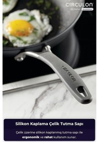 Resim Circulon 34 Cm Wok Tava Gri 