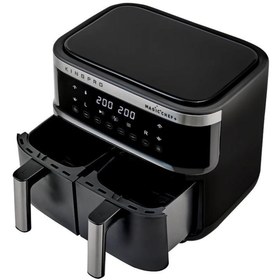 Resim King Kyf32 Magic Chef + Dual Airfryer Pişirme Robotu 