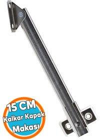 Resim NZB Kalkar Kapak Makası Dolap Çekmece Metal 15 Cm Sessiz Açma kapama Amortisör Piston 1 Adet 