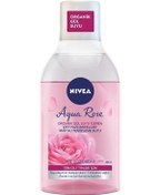 Resim Nivea Aqua Rose Organik Gül Suyu İçeren Çift Fazlı Micellar Makyaj Temizleme Suyu 400 ML 