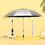 Resim Güneş kremi ve UV koruma şemsiyeleri, kamp için uygun klipsler - plaj sandalyeleri, golf arabaları, tekerlekli sandalyeler, bahçe oturma yerleri gibi açık hava sahneleri için, klipslerle sabitlenir, sıcak yaz plajları için vazgeçilmez. 