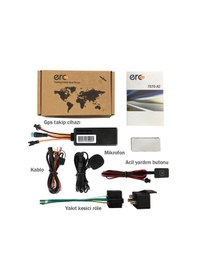 Resim Erctec A2 Gps Araç Takip Cihazı Motor Blokajlı Full Set 