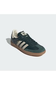 Resim adidas Samba OG Shadow Green Cream White Gold Metallic | Unisex 