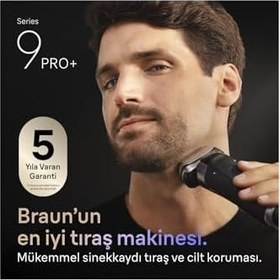 Resim Braun Series 9 PRO+ Elektrikli Tıraş Makinesi, Islak ve Kuru, SmartCare Merkezi, 9675CC 