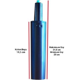 Resim 100'lük Siyah Amortisör Ofis Koltuğu Yedek Parçası 