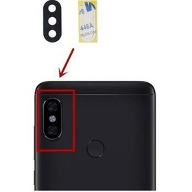 Resim Xiaomi Redmi Note 5 Arka Kamera Camı (Çıtasız Sadece Cam) 