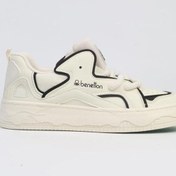 Resim Benetton Kadın Sneaker Bej BNI-10100 