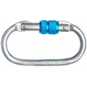 Resim Fixe Symmetric St Screw Gate Kilitli Karabina Silver-Blue Çok Renkli 