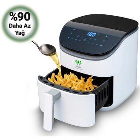 Resim King KYF25 Magicfry Airfryer Beyaz Fritöz 