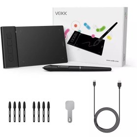 Resim Veikk VK430 4X3 4 Kısayol Tuşlu Taşınabilir İmza Grafik Tablet Kalem 