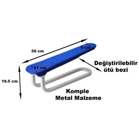 Resim Ütü Altı Plastik Yanmaz Teflon Ve Kol Omuz Ütüleme Aparatı Metal 
