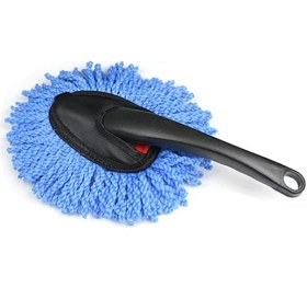 Resim Globalbloom Mavi Mini Oto Toz Temizleme Fırçası Yumuşak Nanofiber İç Dizayn Fırçası 