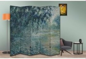 Resim Claude Monet-Morning on the Seine Temalı Paravan Room Divider Oda Bölücü PRVN-CMMS1, 220 x 180 