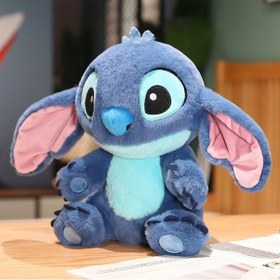 Resim Stitch Peluş Oyuncak 35cm Stich Lilo Peluş Oyuncak Disney Yumuşak Uyku Arkadaşı 