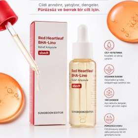 Resim Sungboon Red Heartleaf BHA-Lino Ampul - Dengeleyici Ampul 10ml 