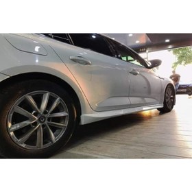 Resim X POWER TUNİNG Renault Megane 4 Sedan Aero Plastik Yan Marşpiyel 