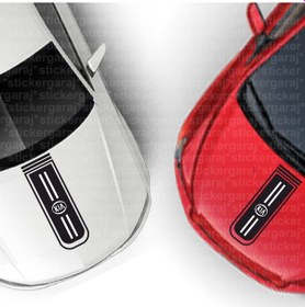 Resim Kia Sportage Markalı Logolu Kaput Şerit Sticker Lüks Model 