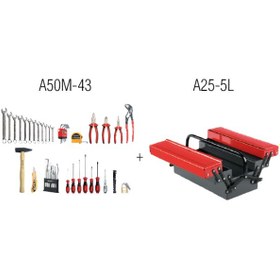 Resim 43 Pc.Mekanikçi Alet Seti/A25-5L İçinde 