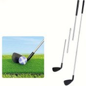 Resim Erkek Sağ Eli Paslanmaz Çelik Golf Wedge, Döküm Kafa ve TPU Grip, Normal Esnek - Outdoor Taşınabilir 1pc Golf Kulübü (Renk: Beyaz) 