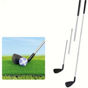 Resim Erkek Sağ Eli Paslanmaz Çelik Golf Wedge, Döküm Kafa ve TPU Grip, Normal Esnek - Outdoor Taşınabilir 1pc Golf Kulübü (Renk: Beyaz) 