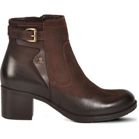 Resim Kahve Nubuk Hakiki Deri Kadın Bot 1779011k Z Kahve Nubuk 