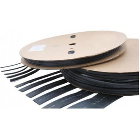 Resim 10 Mm Woer Isı Ile Daralan Sıyah Makaron (100 Metre Rulo) 